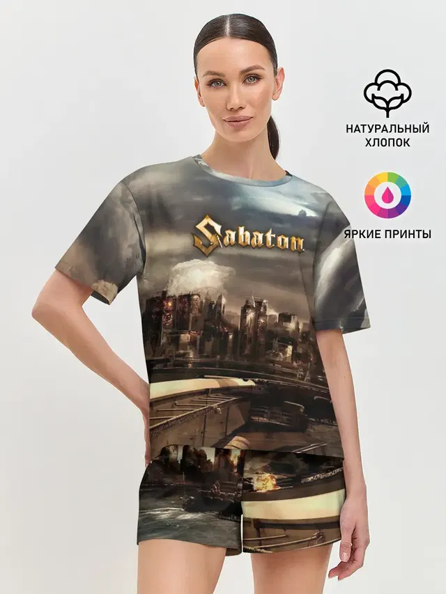 Женская пижама с шортами