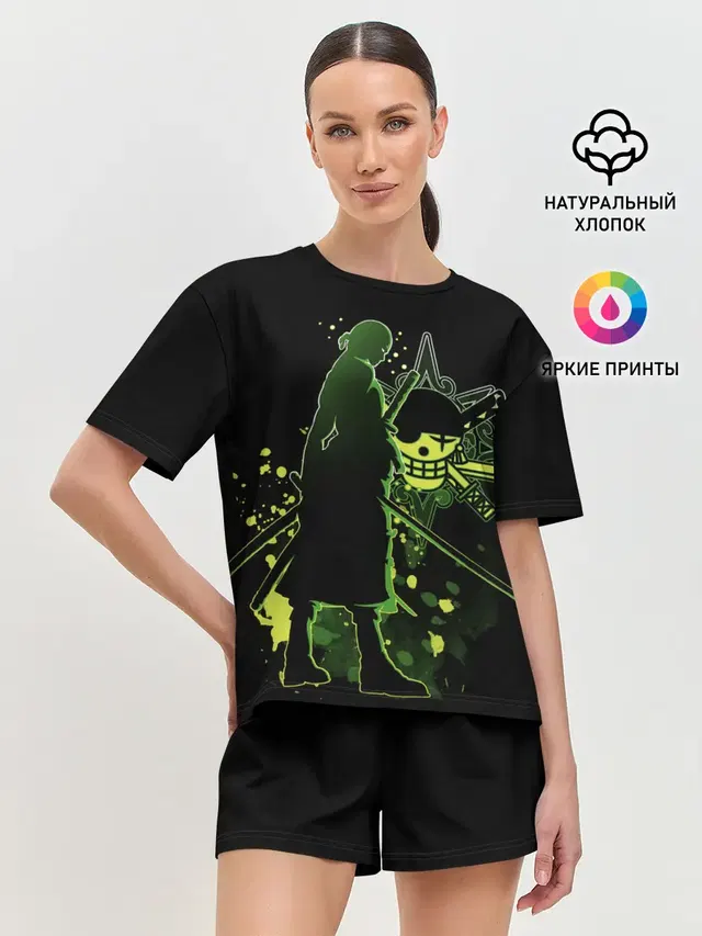 Женская пижама с шортами