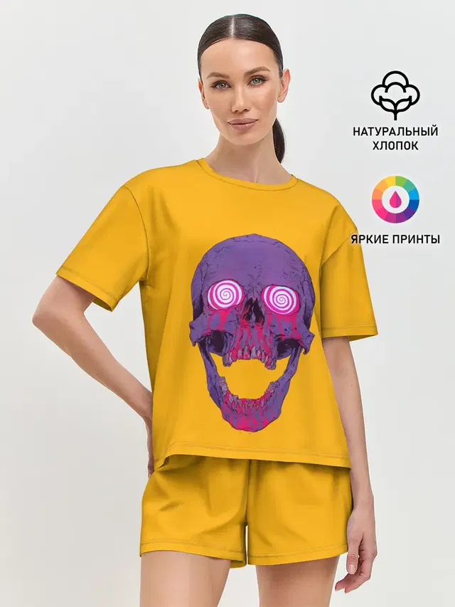 Женская пижама с шортами