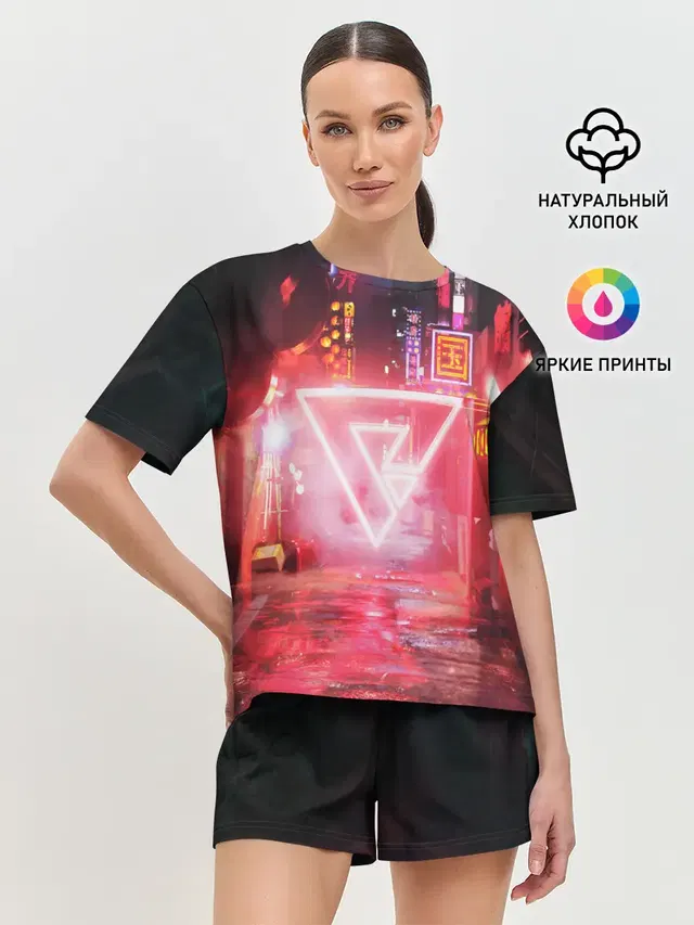 Женская пижама с шортами