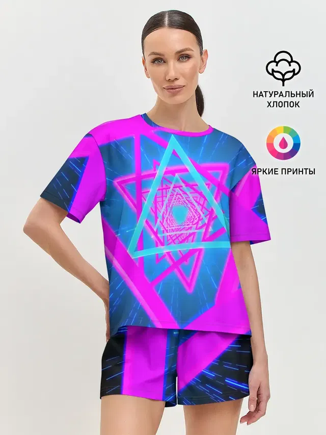 Женская пижама с шортами