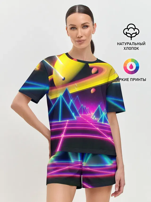 Женская пижама с шортами