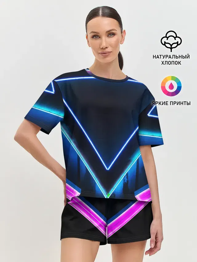 Женская пижама с шортами