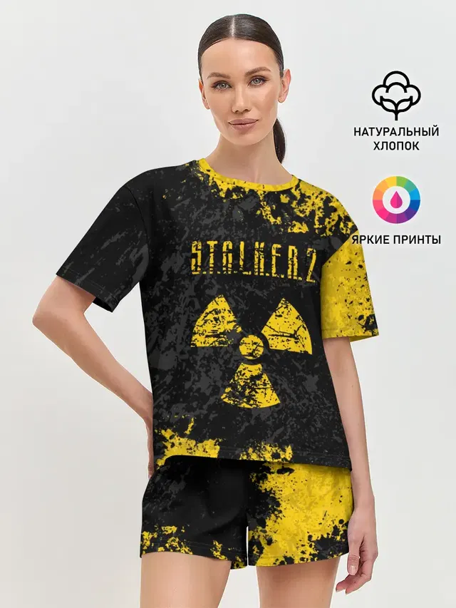 Женская пижама с шортами