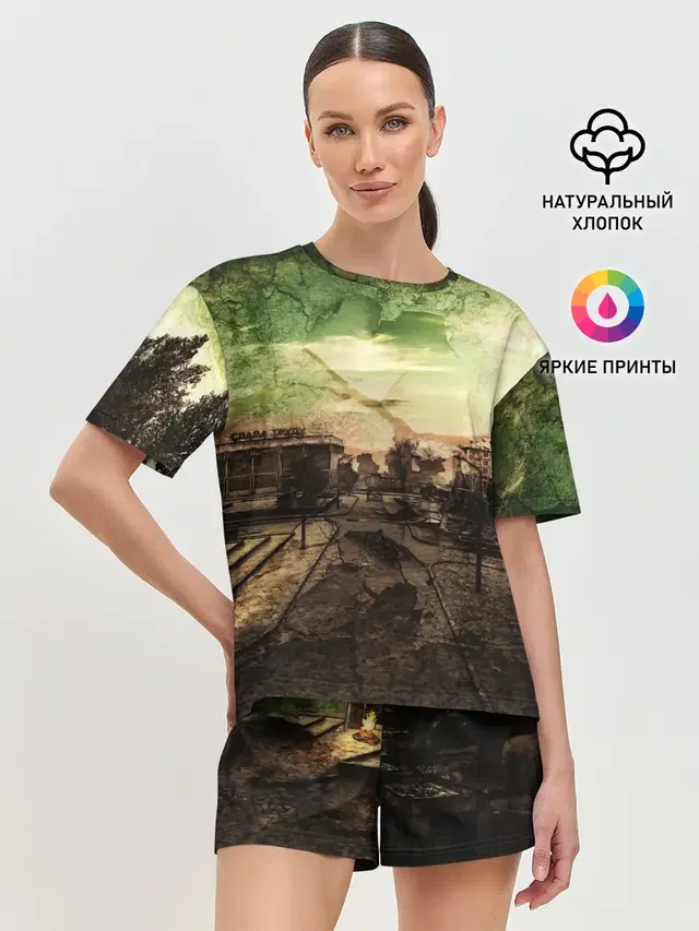 Женская пижама с шортами