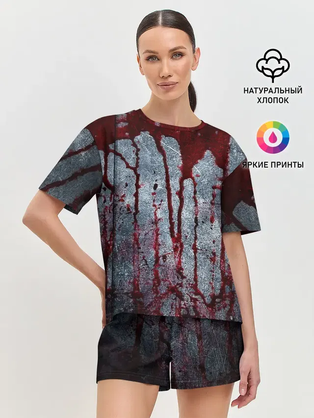 Женская пижама с шортами