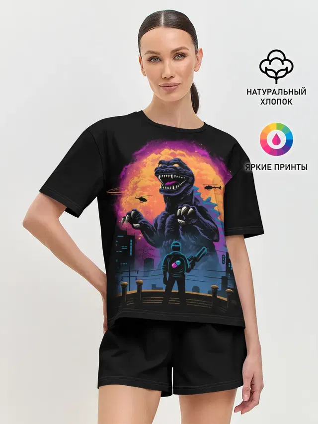 Женская пижама с шортами