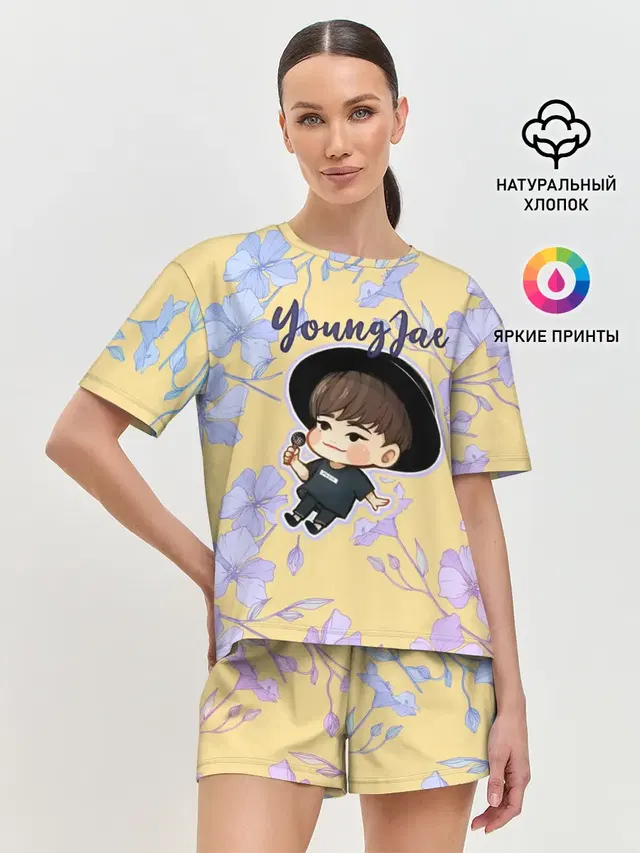 Женская пижама с шортами