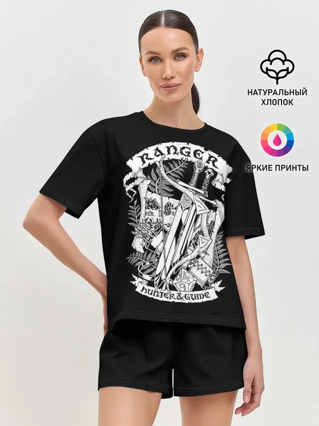 Женская пижама с шортами