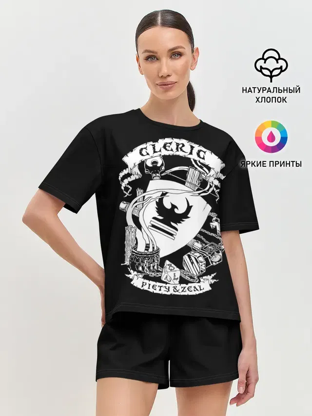 Женская пижама с шортами