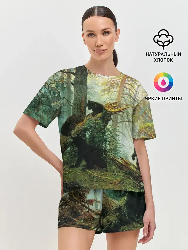 Женская пижама с шортами