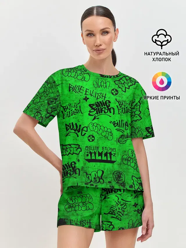 Женская пижама с шортами
