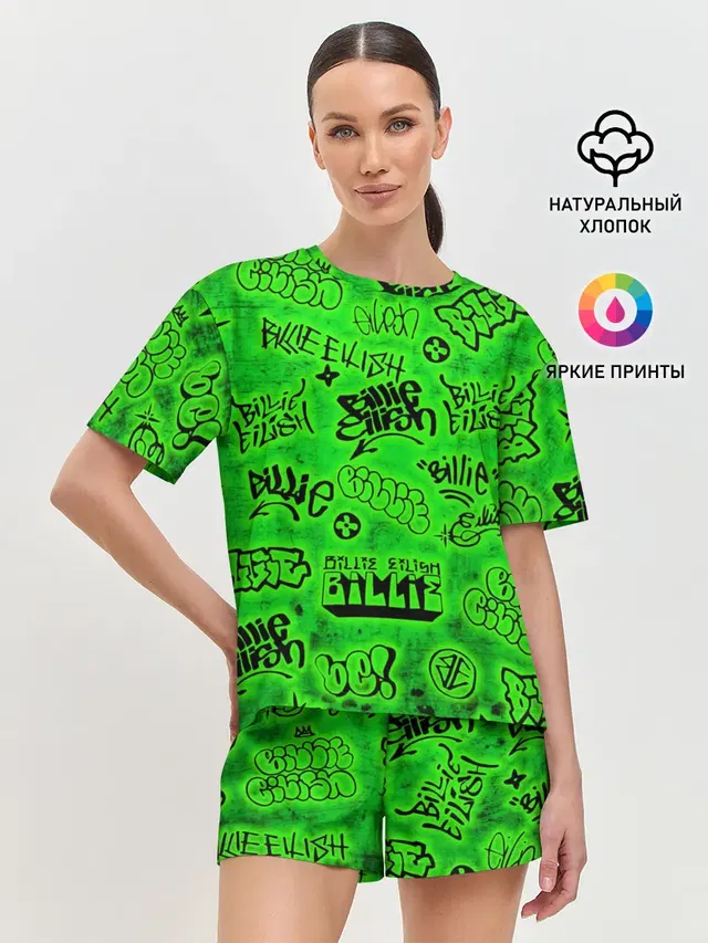 Женская пижама с шортами