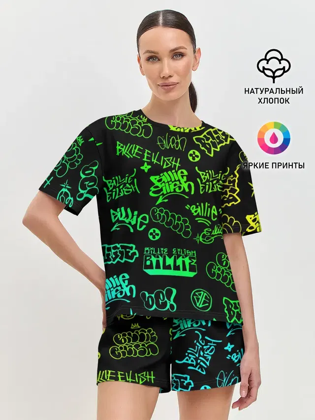 Женская пижама с шортами