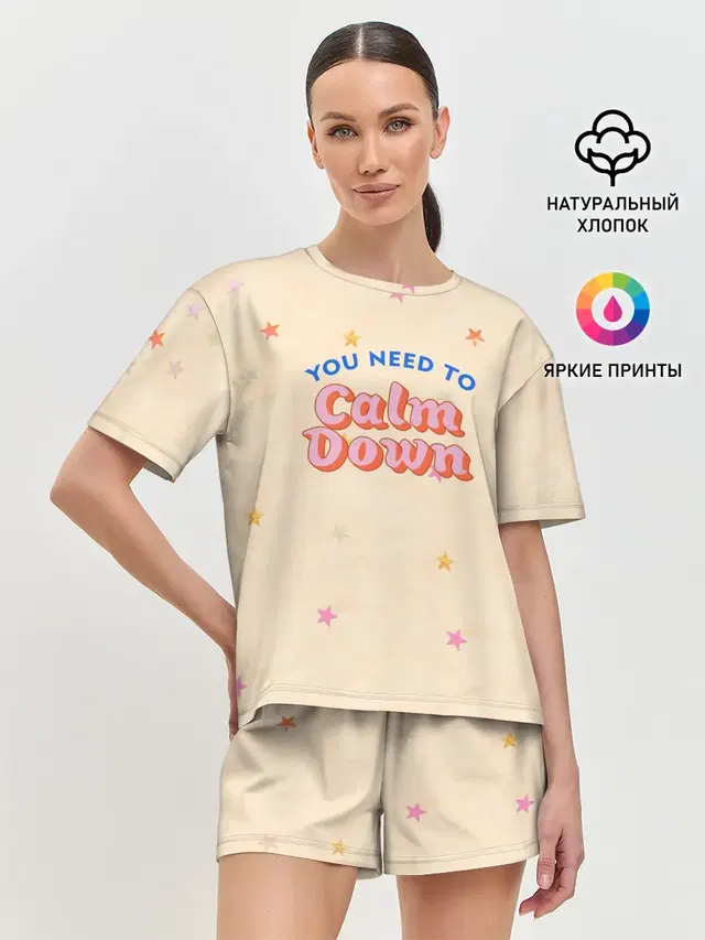 Женская пижама с шортами