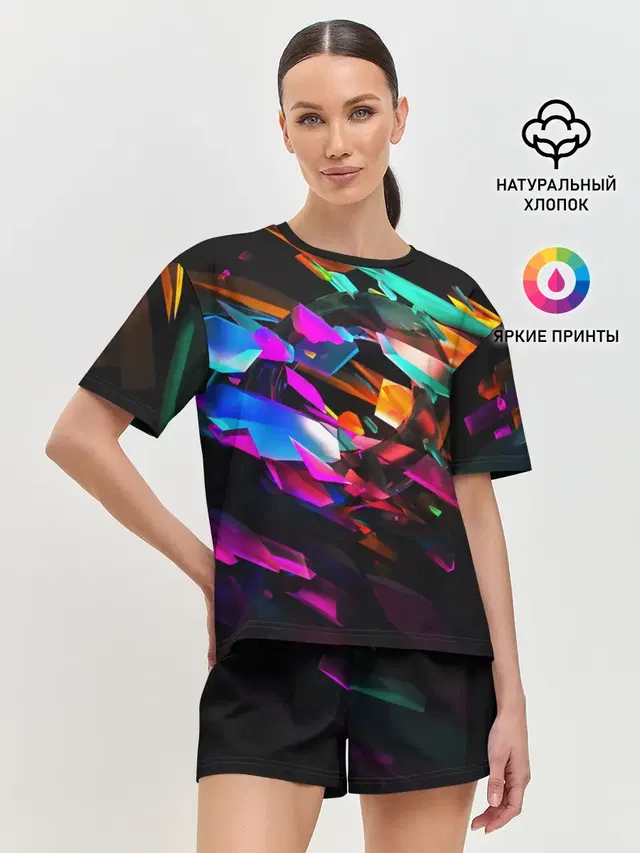 Женская пижама с шортами
