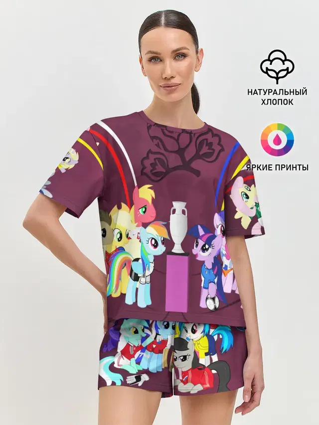 Женская пижама с шортами
