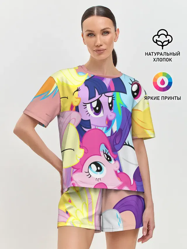 Женская пижама с шортами