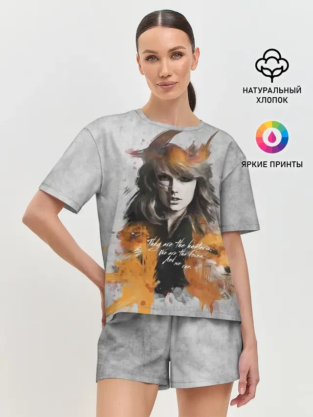 Женская пижама с шортами