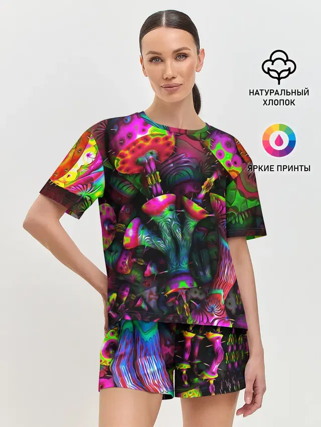 Женская пижама с шортами
