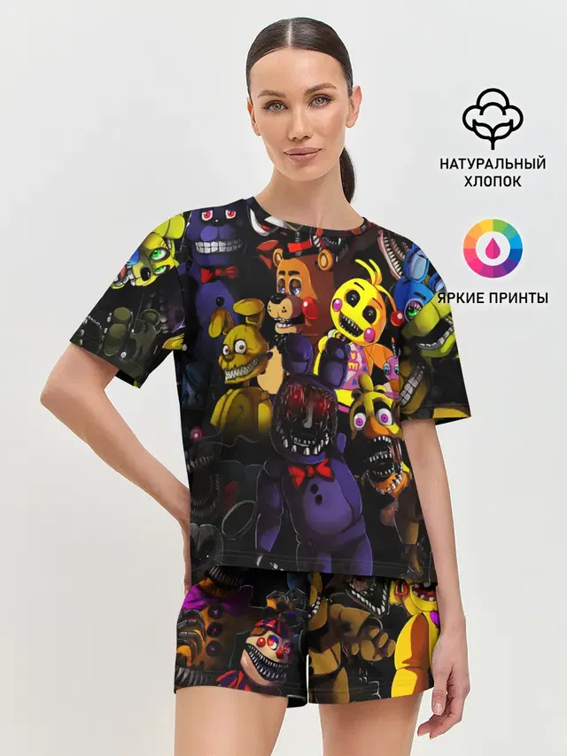 Женская пижама с шортами