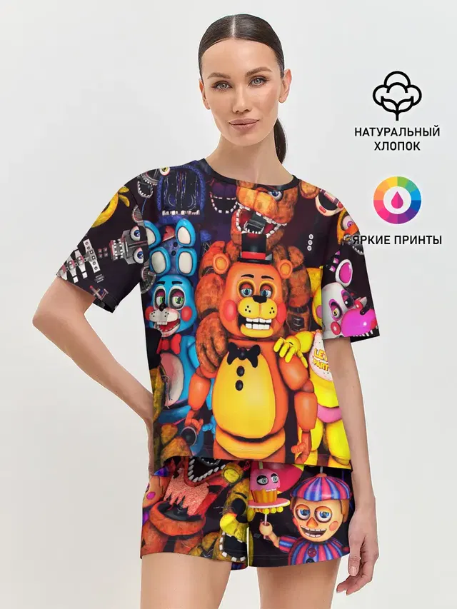 Женская пижама с шортами