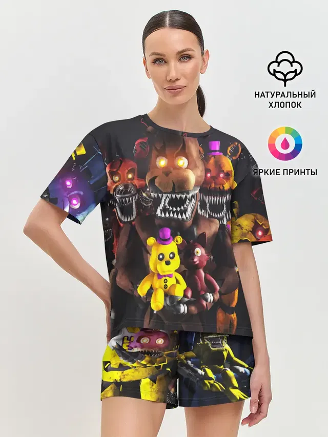 Женская пижама с шортами