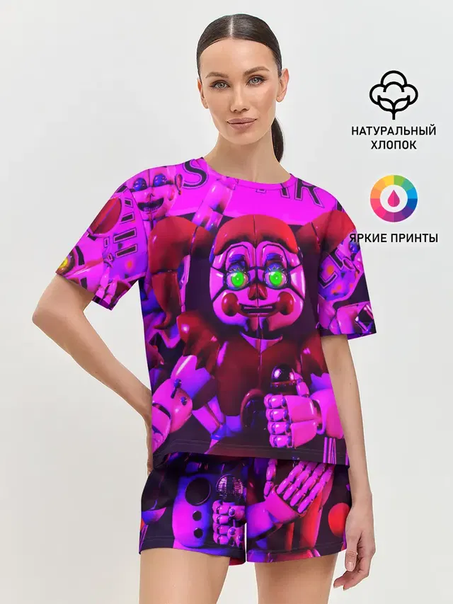 Женская пижама с шортами