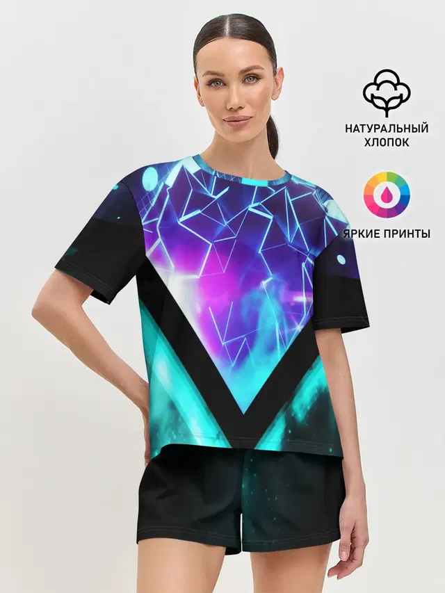 Женская пижама с шортами