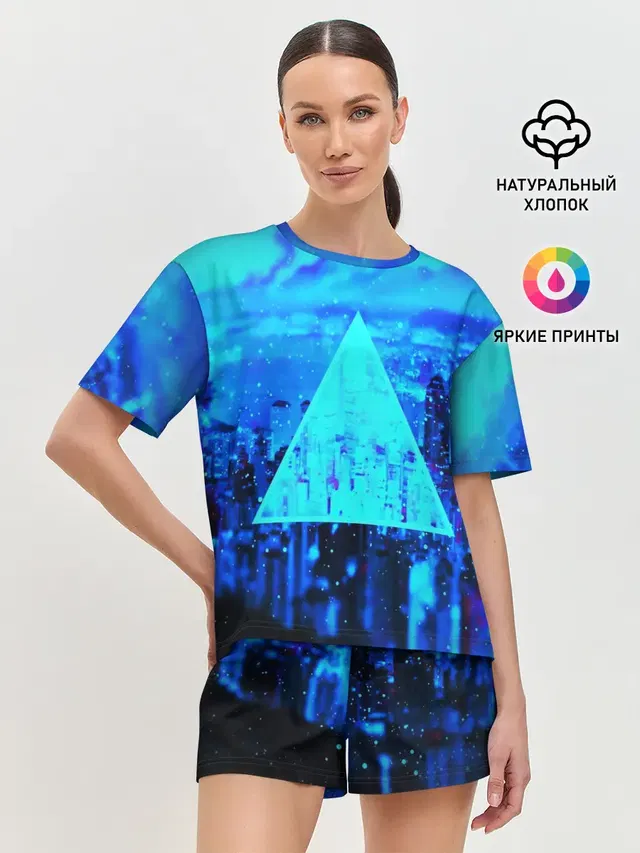 Женская пижама с шортами