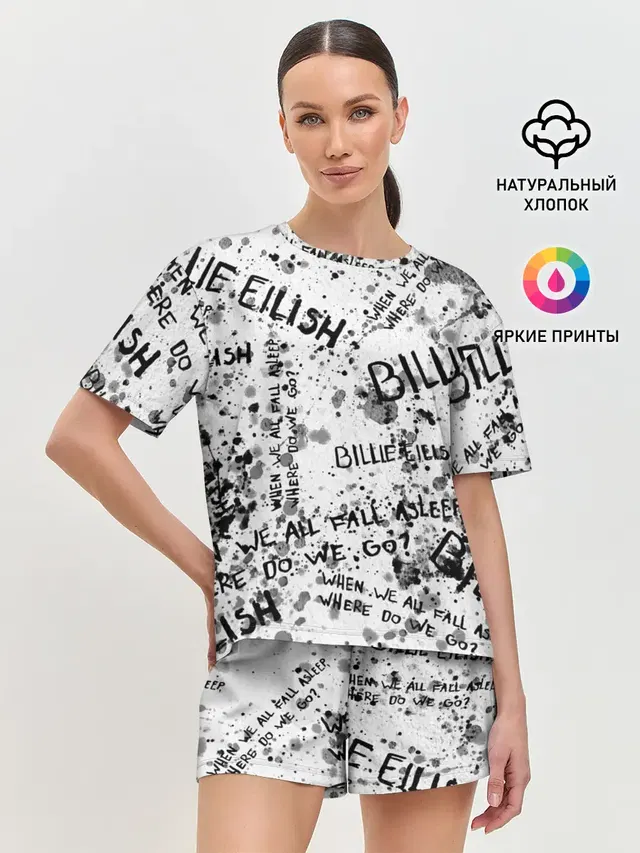 Женская пижама с шортами