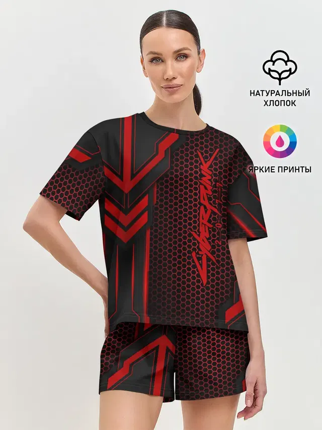 Женская пижама с шортами