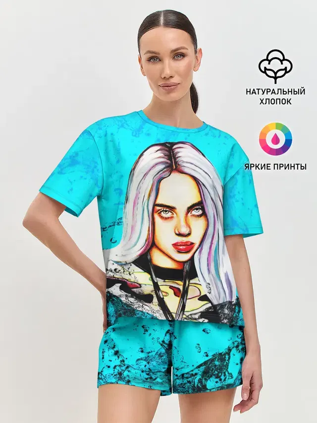 Женская пижама с шортами