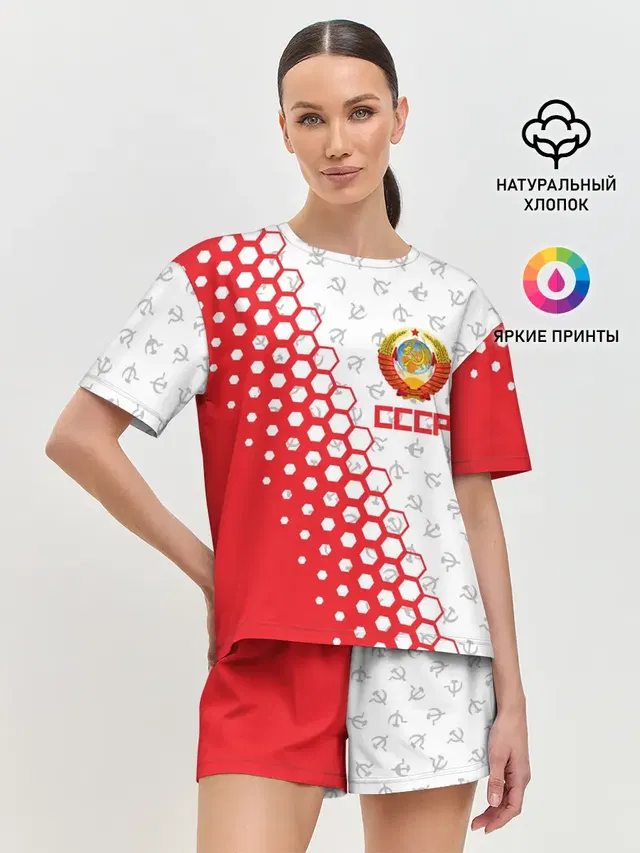 Женская пижама с шортами