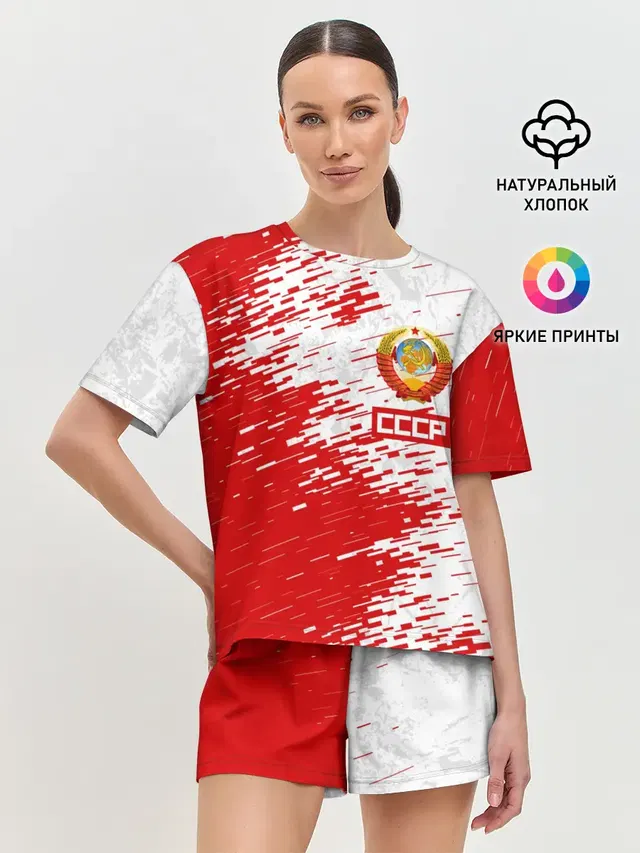 Женская пижама с шортами
