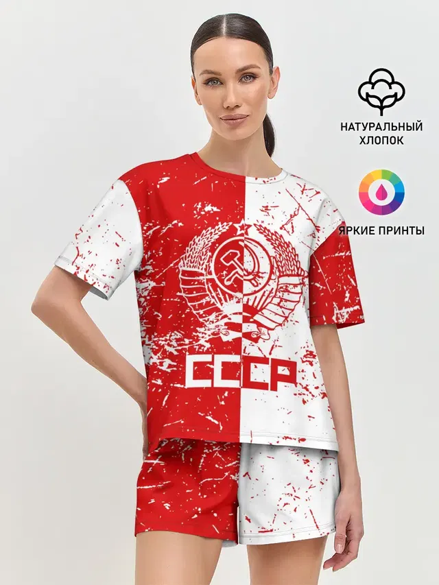Женская пижама с шортами