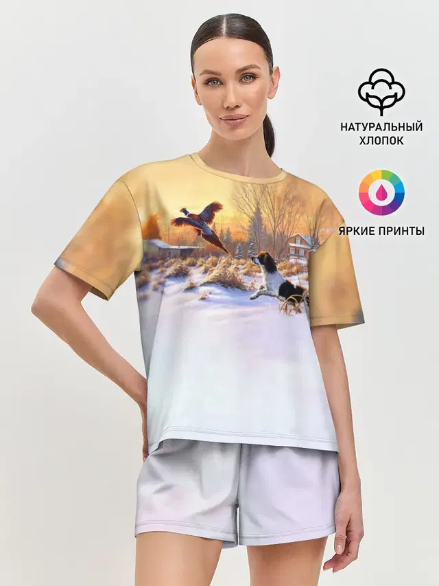Женская пижама с шортами