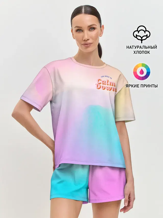 Женская пижама с шортами