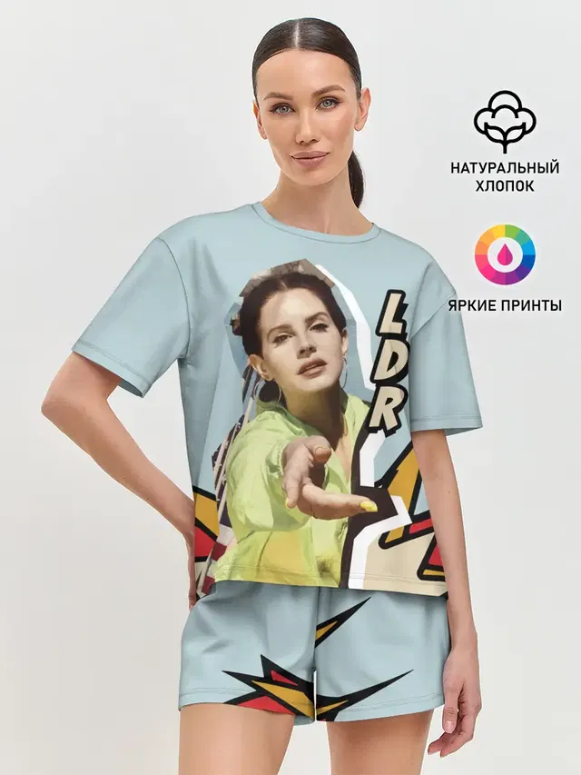 Женская пижама с шортами