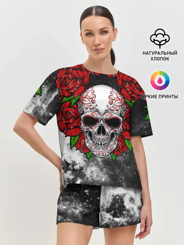 Женская пижама с шортами