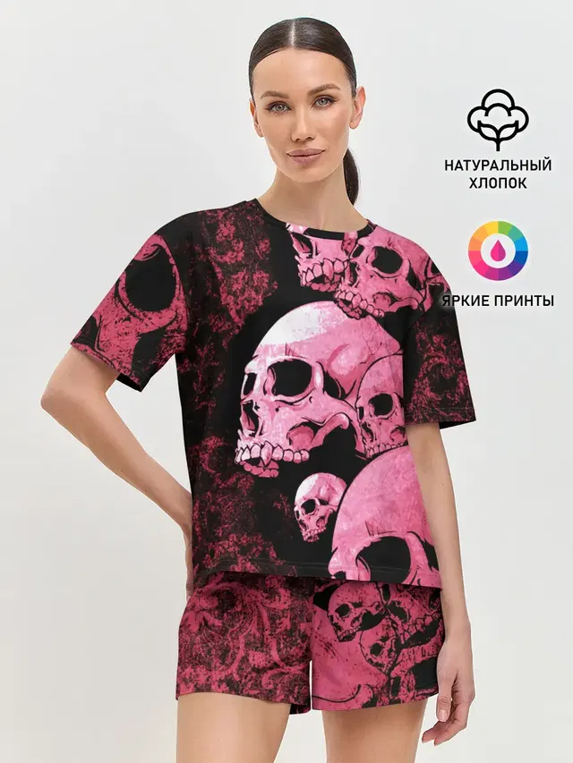 Женская пижама с шортами