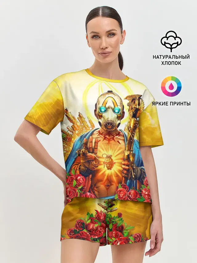 Женская пижама с шортами