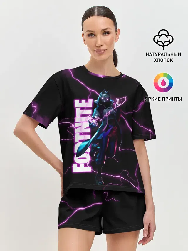 Женская пижама с шортами