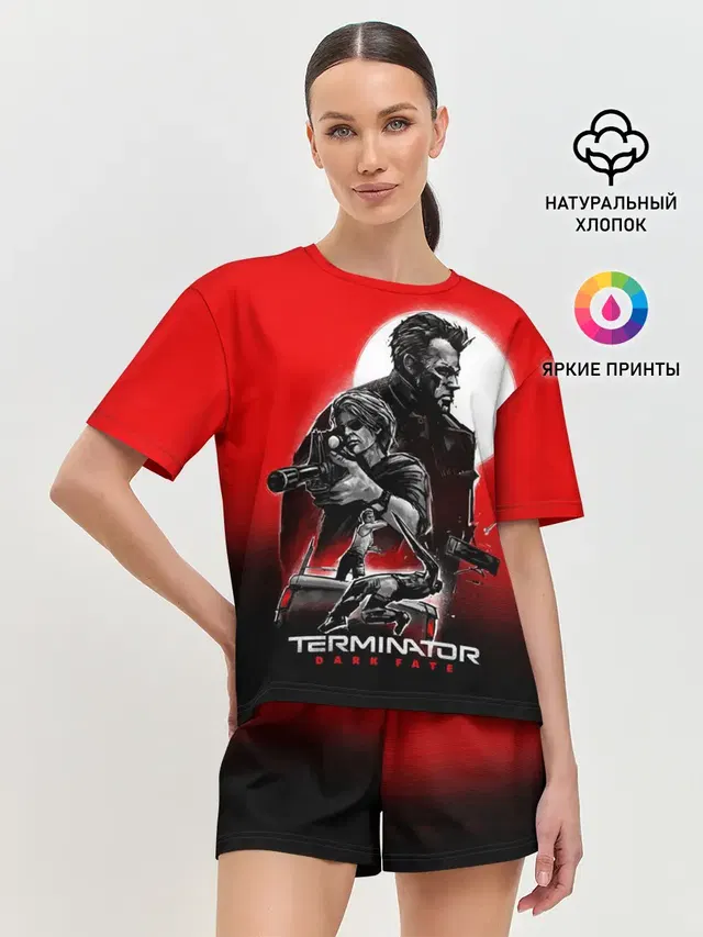 Женская пижама с шортами