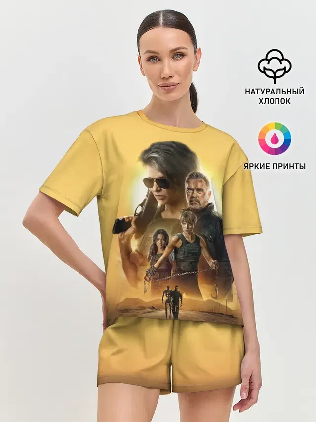 Женская пижама с шортами