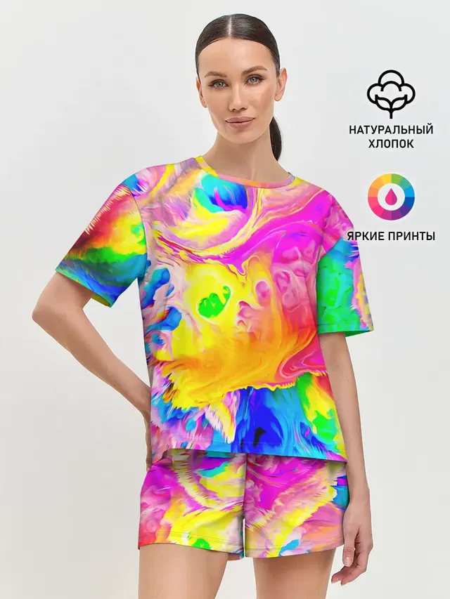 Женская пижама с шортами