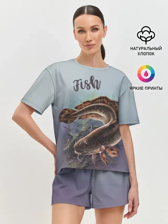 Женская пижама с шортами