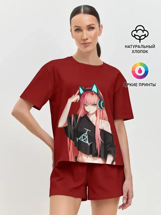 Женская пижама с шортами