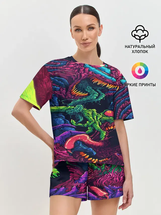 Женская пижама с шортами