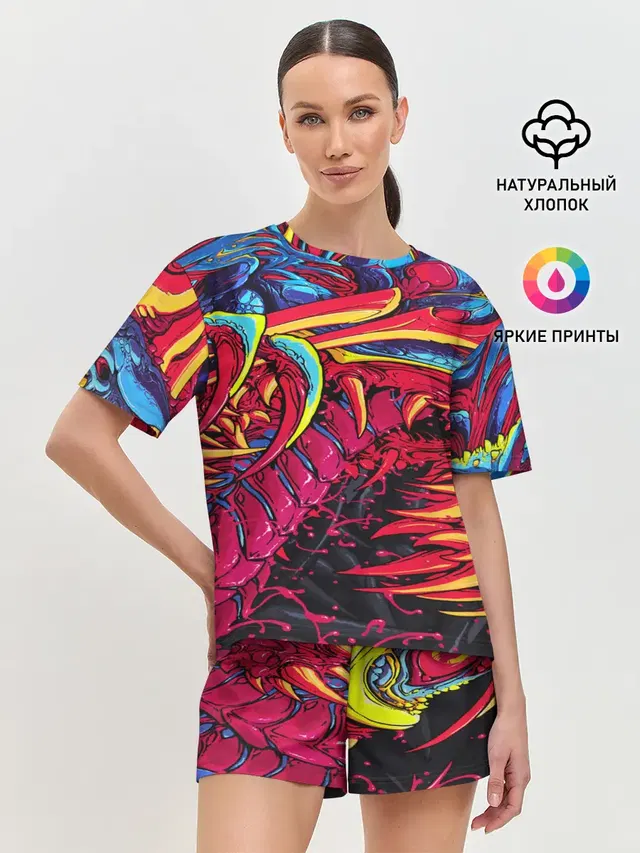 Женская пижама с шортами